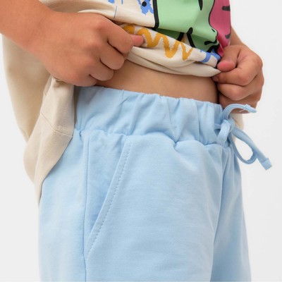 Шорты для мальчика KAFTAN: Basic line, голубой, размер 30 (98-104 см)