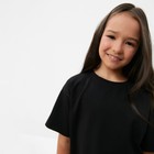 Футболка детская KAFTAN "Basic line", р. 30 (98-104 см), черный - фото 805633255