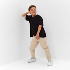 Футболка детская KAFTAN "Basic line", р. 30 (98-104 см), черный - фото 805633247