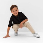 Футболка детская KAFTAN "Basic line", р. 30 (98-104 см), черный - фото 805633249