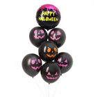 Набор воздушных шаров «Happy Halloween», фольга, латекс, 7 шт. - Фото 2