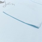 Комплект домашний женский (футболка/шорты), цвет голубой, размер 52 - фото 23335630