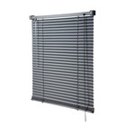 Жалюзи пластиковые 100х160 см, цвет тёмно-серый - Фото 1