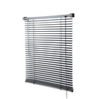 Жалюзи пластиковые 130х160 см, цвет тёмно-серый - Фото 3