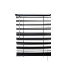 Жалюзи пластиковые 180х160 см, цвет чёрный 9804264