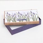 Набор коробок прямоугольных  4 в 1 ,"Полевые цветы", 30 х 20 х 8 - 24 х 14 х 5 см - фото 22326395