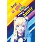 Скетчбук. Just A Girl Who Loves Anime. 13,8х21,2 см, 96 страниц - Фото 1