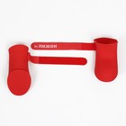 Сапоги резиновые для животных Пижон, набор 4 шт., р-р XL, красные - Фото 5