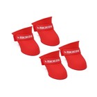 Сапоги резиновые для животных Пижон, набор 4 шт., р-р XL, красные - Фото 2