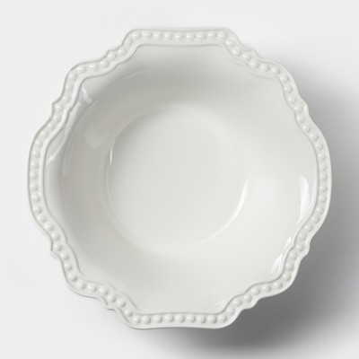 Салатник Magistro «Сюита», 800 мл, d=20.5 см, фарфор, белый