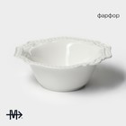 Салатник Magistro «Сюита», 350 мл, d=15.5 см, фарфор, белый - Фото 2