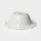 Салатник Magistro «Сюита», 350 мл, d=15.5 см, фарфор, белый - Фото 4