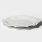 Блюдо Magistro «Сюита», d=35.8 см, фарфор, белое - Фото 3