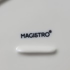 Блюдо фарфоровое Magistro «Сюита», d=35,8 см, цвет белый - фото 4383204
