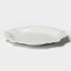 Блюдо фарфоровое Magistro «Сюита», d=30,5 см, цвет белый - фото 4383208