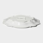 Блюдо Magistro «Сюита», d=30.5 см, фарфор, белое - Фото 4