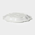Тарелка фарфоровая обеденная Magistro «Сюита», d=25,4 см, цвет белый - Фото 5