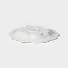 Тарелка фарфоровая пирожковая Magistro «Сюита», d=21 см, цвет белый - Фото 4
