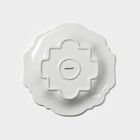 Тарелка фарфоровая пирожковая Magistro «Сюита», d=21 см, цвет белый - Фото 5