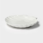 Блюдо фарфоровое Magistro «Ракушка», d=13 см, цвет белый - фото 4383260