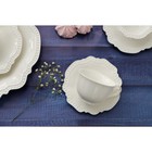 Чайная пара фарфоровая Magistro «Сюита», 2 предмета: кружка 250 мл, блюдце d=15.5 см, цвет белый - Фото 9