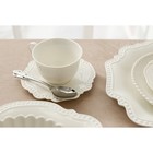 Чайная пара фарфоровая Magistro «Сюита», 2 предмета: кружка 250 мл, блюдце d=15.5 см, цвет белый - Фото 10