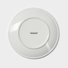 Пирожковая тарелка Magistro «Бланш», d=17 см, фарфор, белая - Фото 4