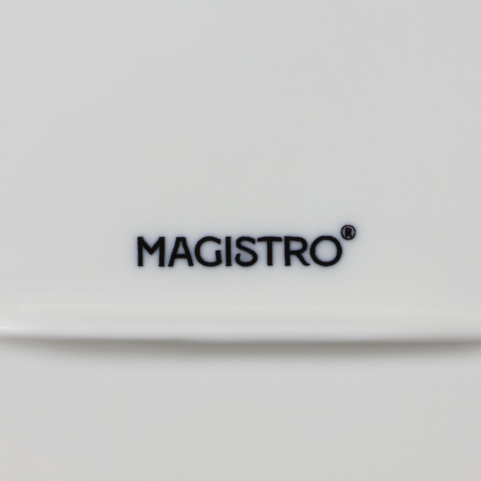 Блюдо Magistro «Бланш», d=28 см, фарфор, белое - фото 114051036 Блюдо Magistro «Бланш», d=28 см, фарфор, белое - фото 114051036
