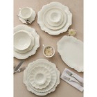 Блюдце фарфоровое Magistro «Сюита», d=15.6 см, цвет белый - Фото 9