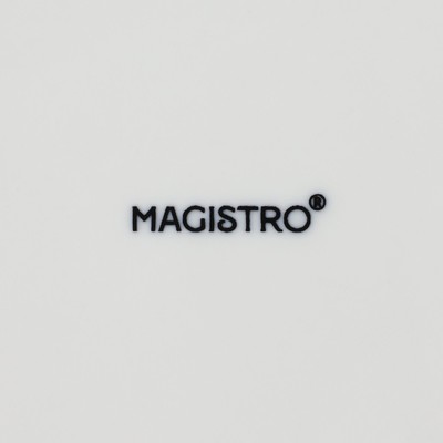 Блюдо Magistro «Ладья», 27×14.5 см, фарфор, белое
