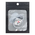Соска - пустышка силиконовая ортодонтическая M&B «I LOVE DAD», от 6 мес., с колпачком, серый/серебро, стразы - Фото 9