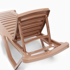 Шезлонг «Модерн» 187×63×43 см, коричневый - Фото 11