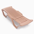 Шезлонг «Модерн» 187×63×43 см, коричневый - Фото 12