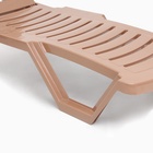 Шезлонг «Модерн» 187×63×43 см, коричневый - Фото 8