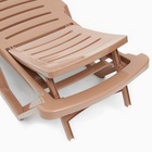 Шезлонг «Модерн» 187×63×43 см, коричневый - Фото 10