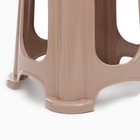 Табурет садовый "Ротанг" 38,5 х 38 х 44 см, коричневый - Фото 3
