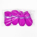 Сапоги резиновые Пижон, набор 4 шт., р-р S (подошва 4 Х 3 см), фиолетовые - фото 6965951