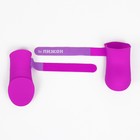 Сапоги резиновые для животных Пижон, набор 4 шт., р-р М (подошва 5×4 см), фиолетовые - Фото 5