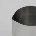 Молочник-питчер Доляна «Индия», 650 мл, h=10.3 см, нержавеющая сталь - Фото 3