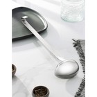 Ложка для соуса из нержавеющей стали Доляна «Индия», 90 мл, 42 см - Фото 2