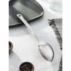 Ложка гарнирная из нержавеющей стали Доляна «Индия», 32,6×6,8 см, толщина 1 мм - фото 22327034