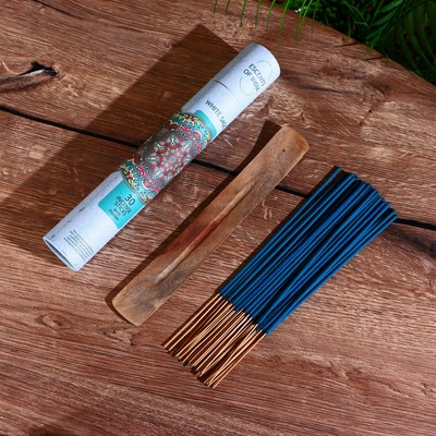 Благовония ESCENTS OF INDIA, аромапалочки, шалфей, набор 30 шт., с подставкой