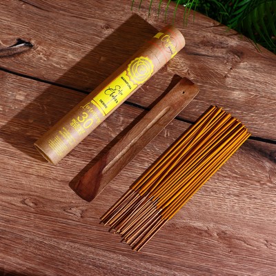 Благовония «Organic. Чакры», аромапалочки, Манипура, набор 30 шт., с подставкой