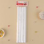 Палочки-дюбели для кондитерских изделий Доляна, d=1.8 см, 30 см, набор 4 шт., пластик, белые - Фото 4