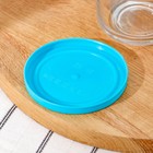 Контейнер Aban, 420 мл, с крышкой, стекло, голубой - Фото 4