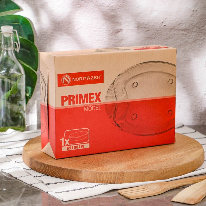 Блюдо Primex, стеклянное, 26х18 см, 1500 мл