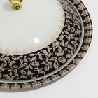 Блинница с крышкой «Лоретта», черно-белая с золотом, d=26,5 см - фото 24712997