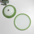 Блинница с крышкой «Лоретта», бело-зеленая, d=26,5 см - Фото 3