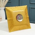 Этажерка «Камень», 2 уровня, цвет бежевый с золотым - Фото 4