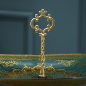 

Этажерка «Узоры», 2 уровня, цвет зеленый с золотым